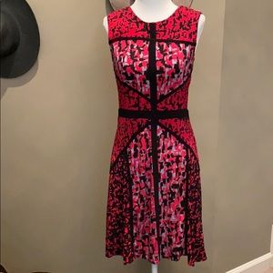 Taylor black and red dress - size 4